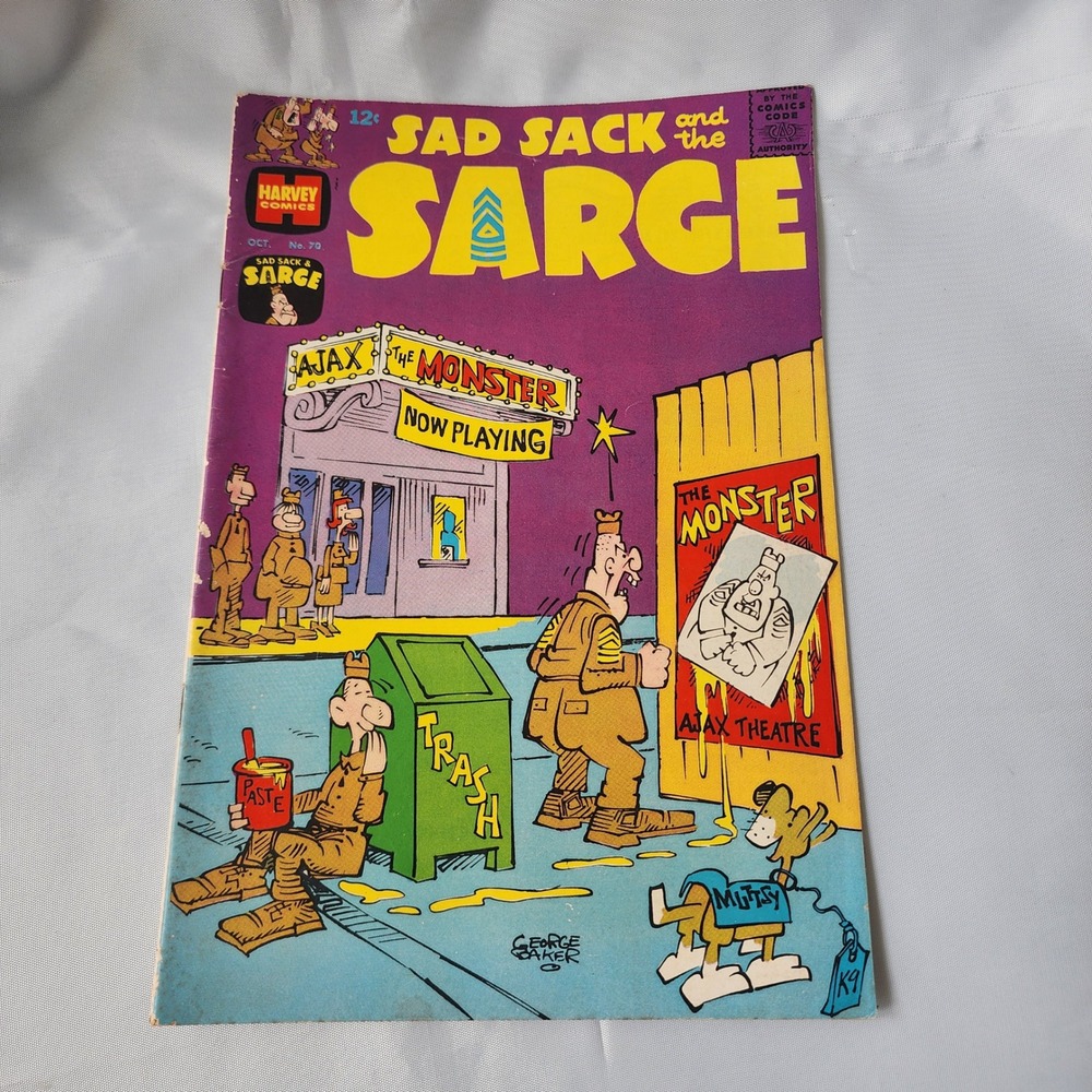 Sad Sack and the Sarge #79 Comic Book Harvey Comics October VG BnB Silver Age OG